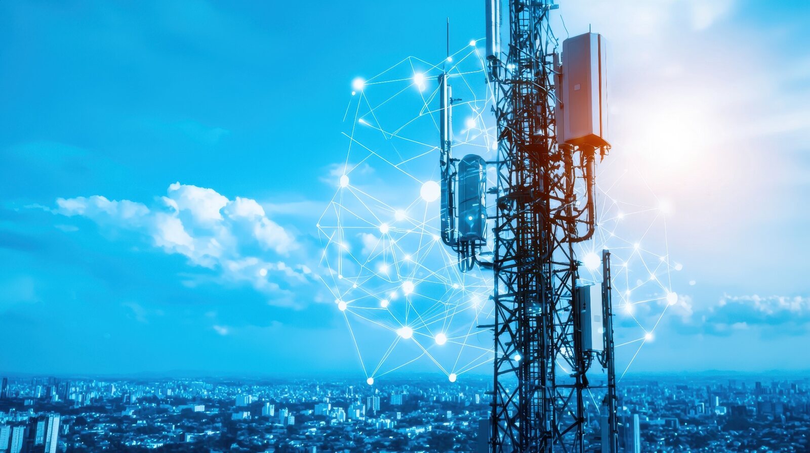 Telecommunications tower extending mobile and voice coverage
